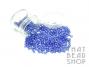 Transparent Lustered Blue Size 6-0 Seed Beads